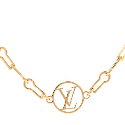 Louis Vuitton Metal Forever Young Short Necklace Gold 4 of 7