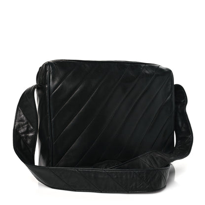 Chanel Lambskin Quilted CC Tassel Camera Case Black 3 of 12