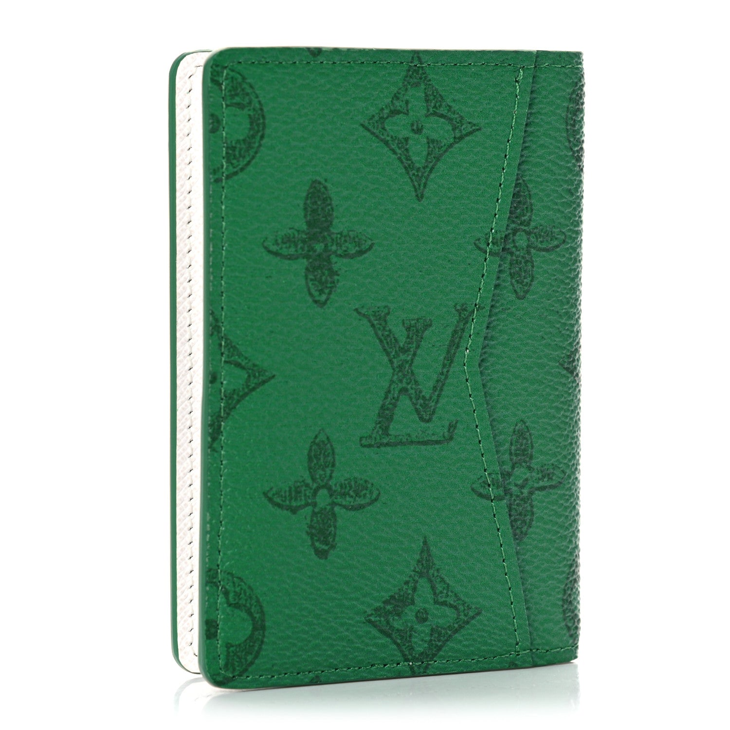 Louis Vuitton Vintage Monogram Everyday LV Pocket Organizer Green 3 of 7