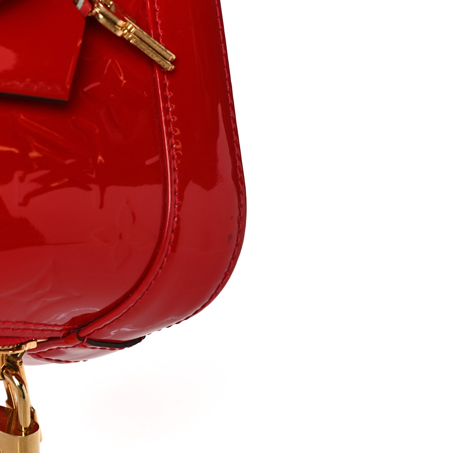 Louis Vuitton Vernis Alma BB Cherry 12 of 14