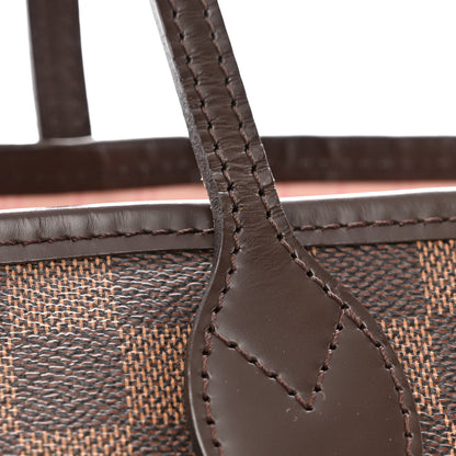 Louis Vuitton Damier Ebene Neo Neverfull MM Rose Ballerine 15 of 15
