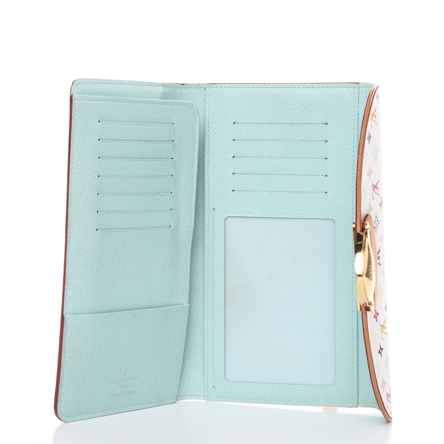 Monogram Multicolor Eugenie Wallet White Anie