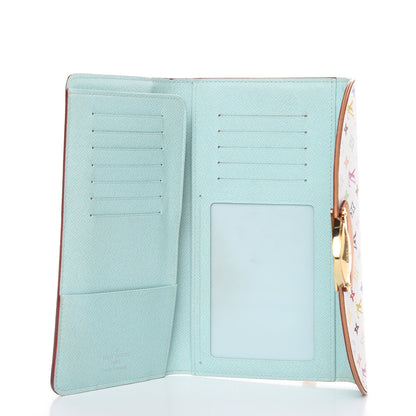 Louis Vuitton Monogram Multicolor Eugenie Wallet White Anie 5 of 11