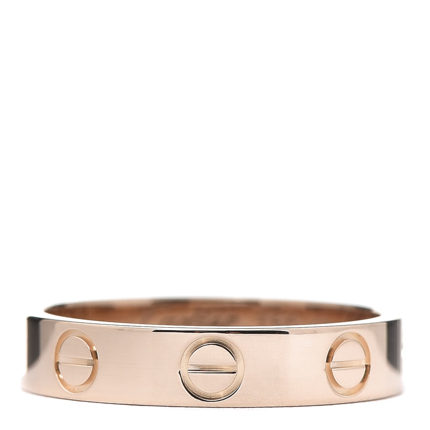 Cartier 18K Pink Gold 3.5mm LOVE Wedding Band Ring 49 5 1 of 4