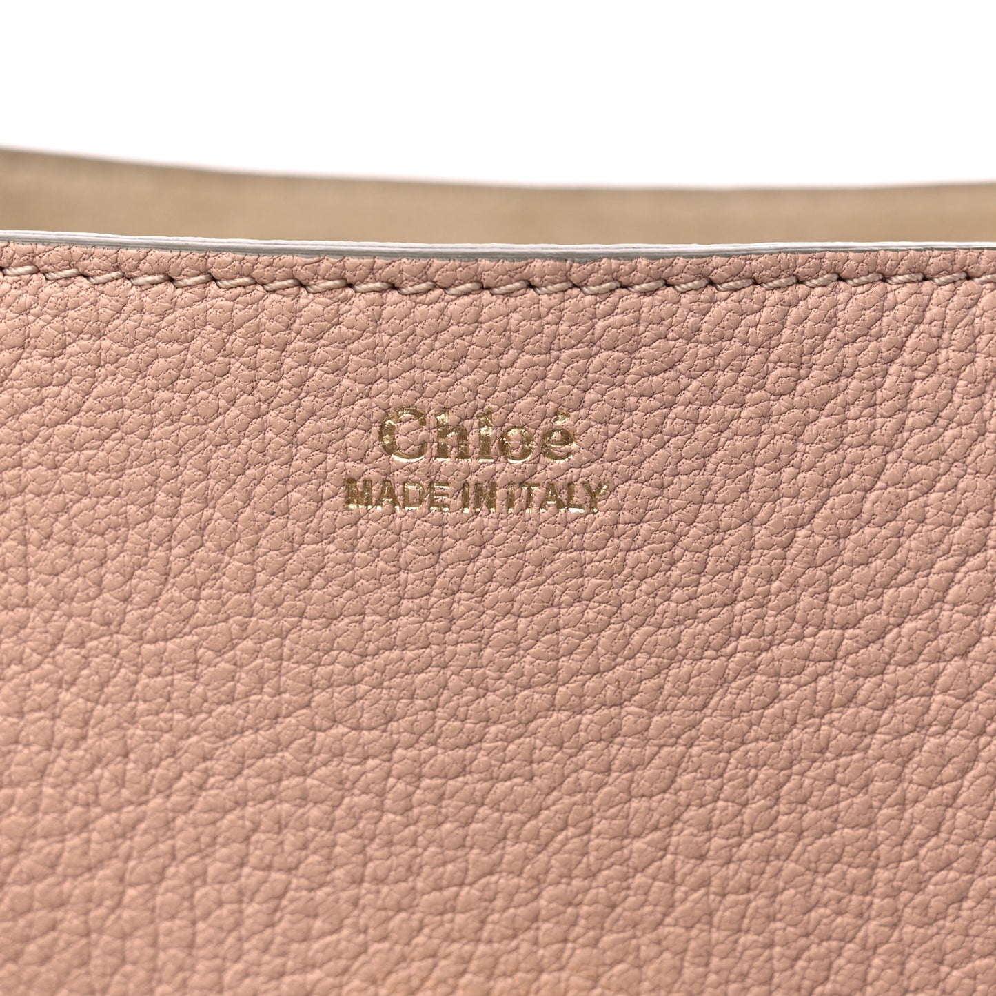 Grained Lambskin Mini Drew Shoulder Bag Cement Pink
