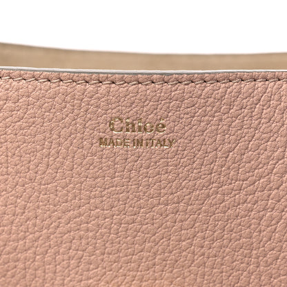 Chloe Grained Lambskin Mini Drew Shoulder Bag Cement Pink 6 of 8