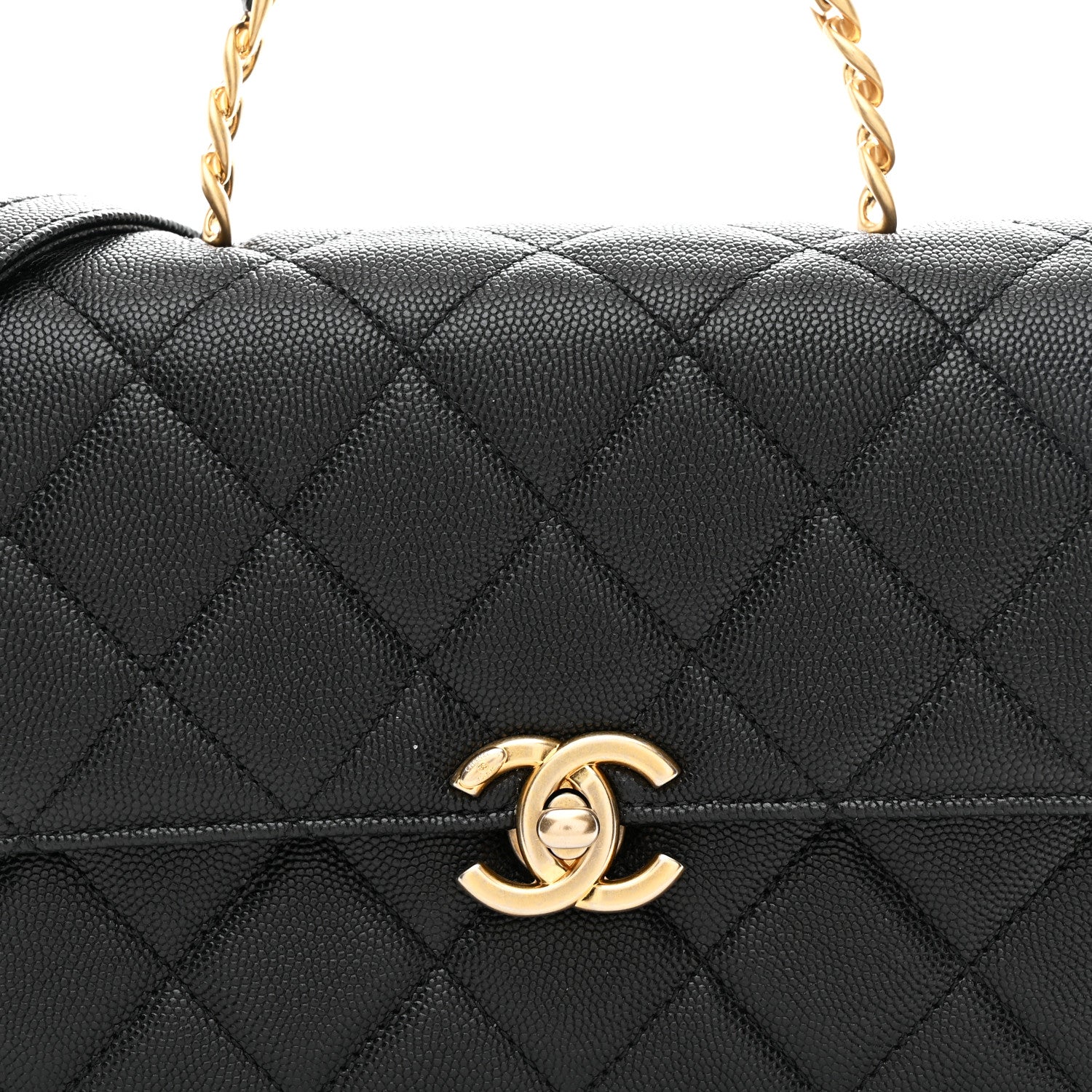 Chanel Caviar Quilted Medium Carry Me Top Handle Flap Black 8 of 11