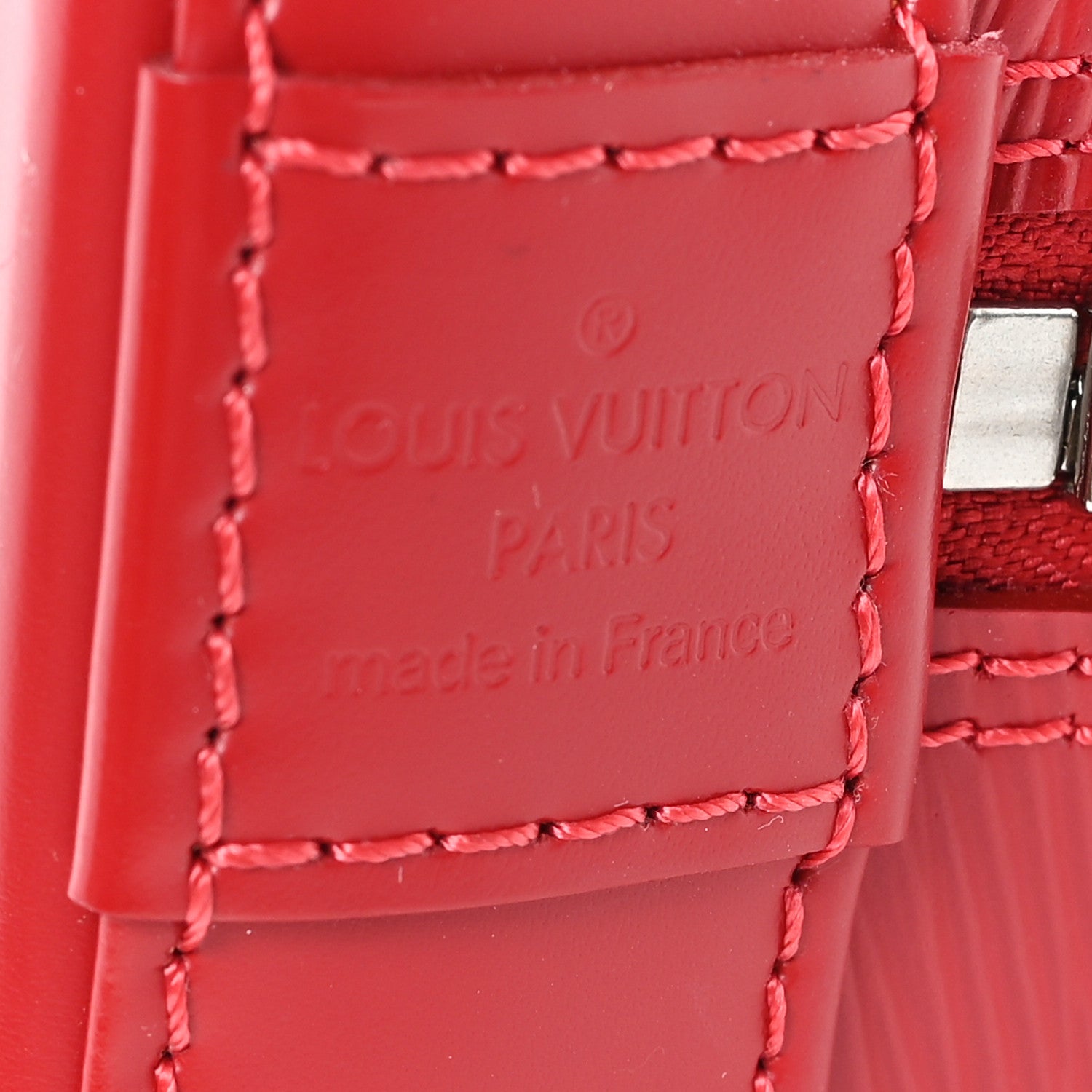Louis Vuitton Epi Alma PM Carmine 6 of 10