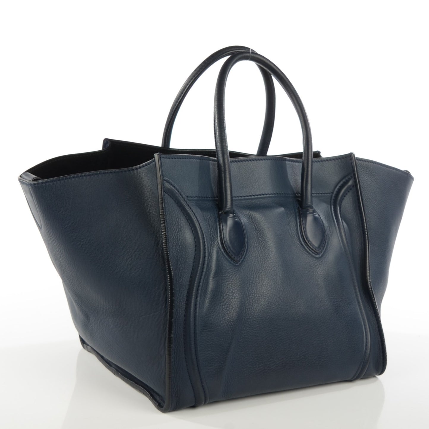 Supple Calfskin Medium Phantom Luggage Midnight