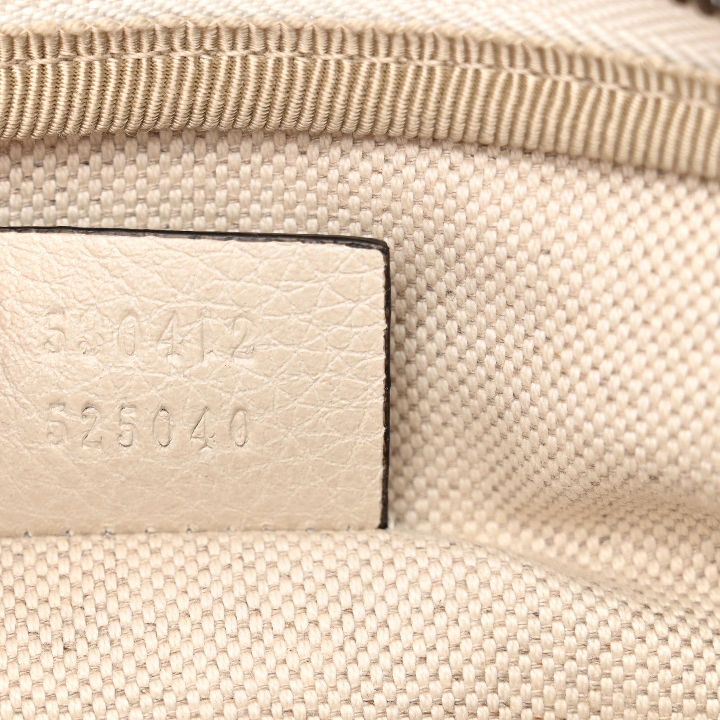 Grained Calfskin Logo Belt Bag White
