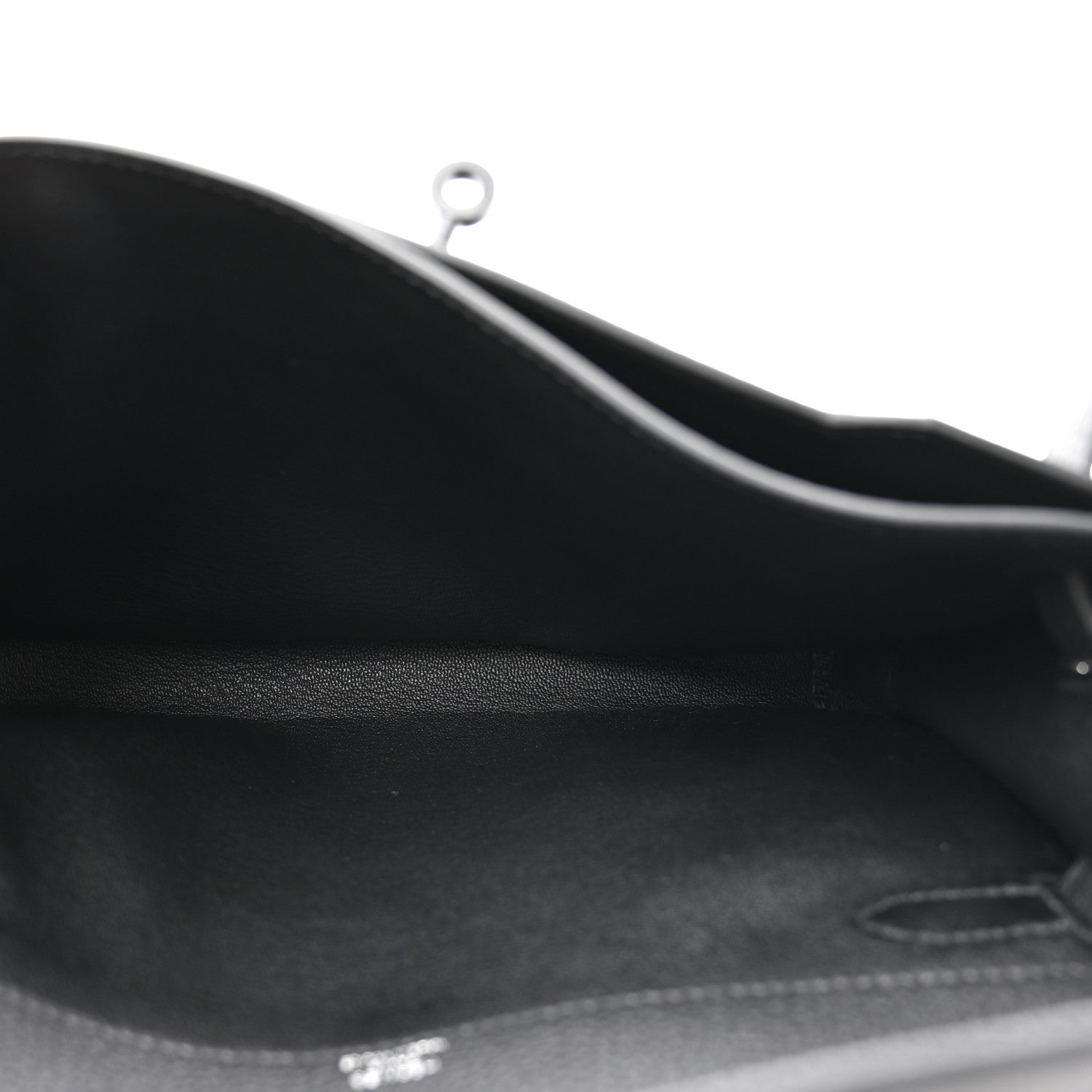 Hermes Togo Kelly Depeches 25 Pouch So Black 5 of 7