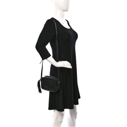 Gucci Pebbled Calfskin Mini Soho Disco Bag Black 2 of 9