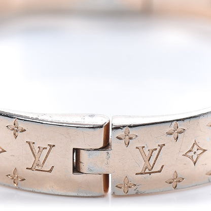 Louis Vuitton Monogram Nanogram Cuff S Pink Gold 6 of 7