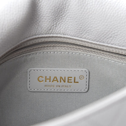 Chanel Caviar Quilted City Walk Flap Light Grey 12 of 15