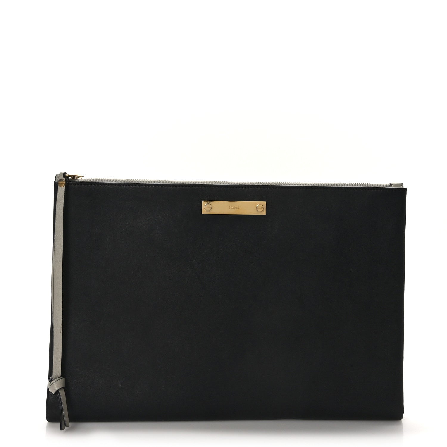 Chloe Calfskin Wristlet Pouch Black 1 of 9