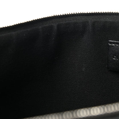 Givenchy Textured Coated Canvas Pixel Madonna Print Medium Cosmetic Pouch Black 10 of 18