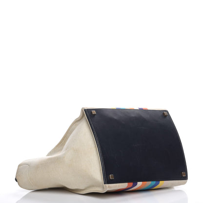 Celine Cotton Canvas Medium Phantom Luggage Multicolor 4 of 8