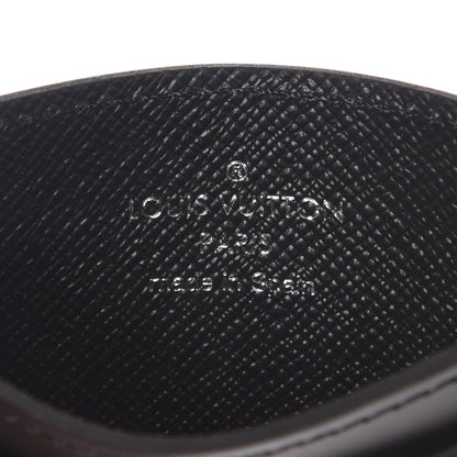 Louis Vuitton Epi Card Holder Black 6 of 8