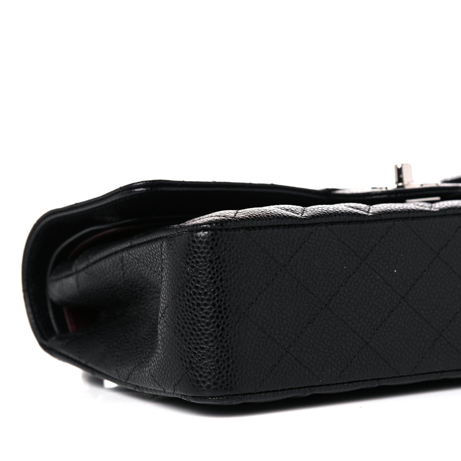 Chanel Caviar Quilted Medium Double Flap Black 8 of 10