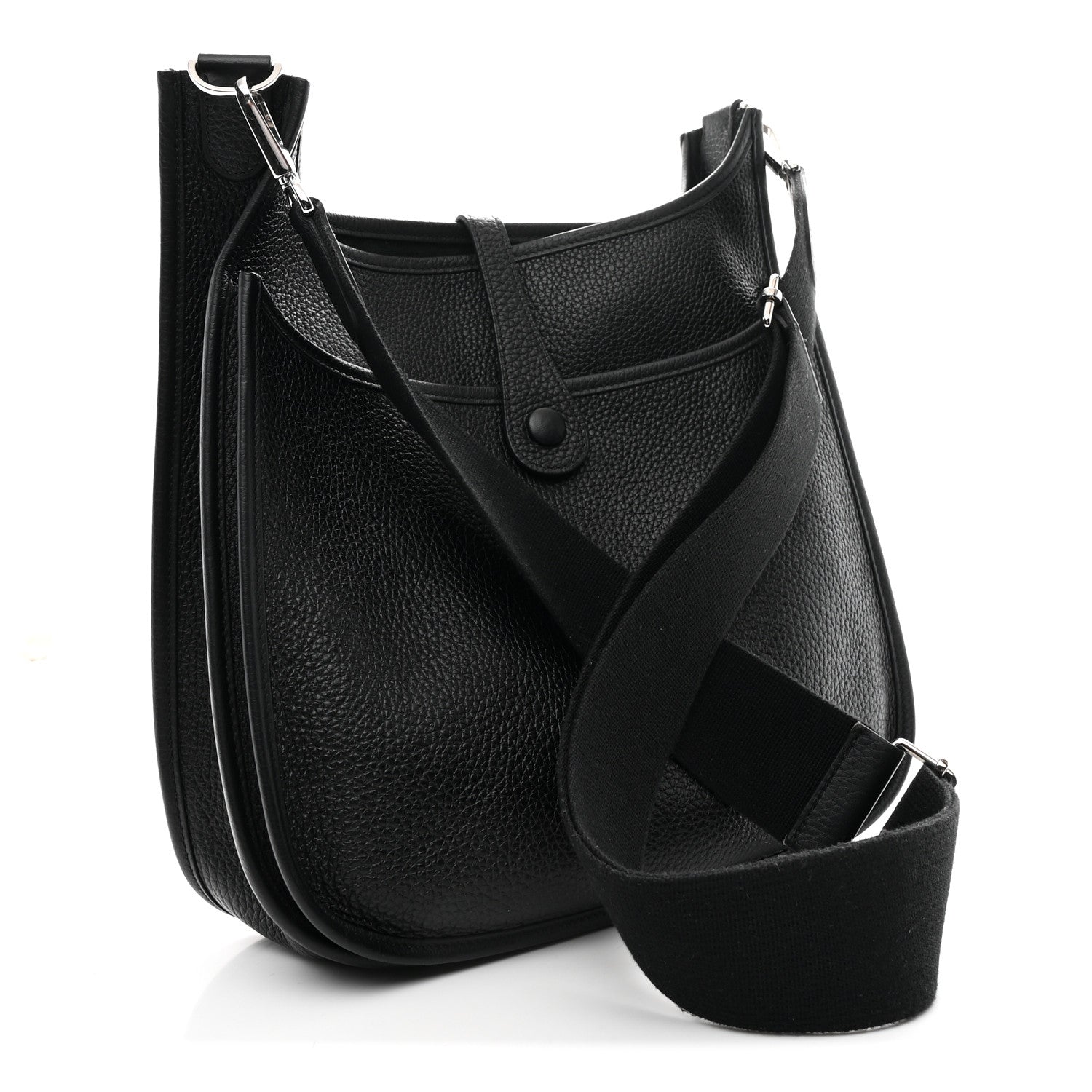 Hermes Taurillon Clemence EVELYNE III PM Black 3 of 11