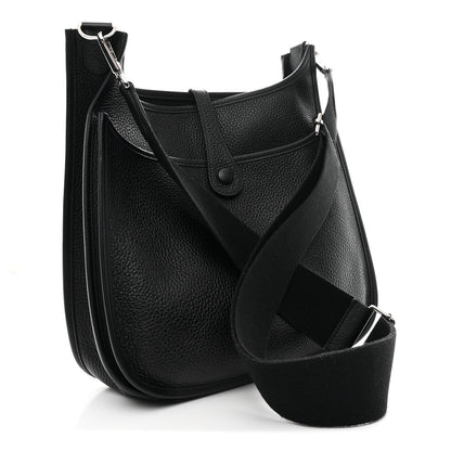 Hermes Taurillon Clemence EVELYNE III PM Black 3 of 11