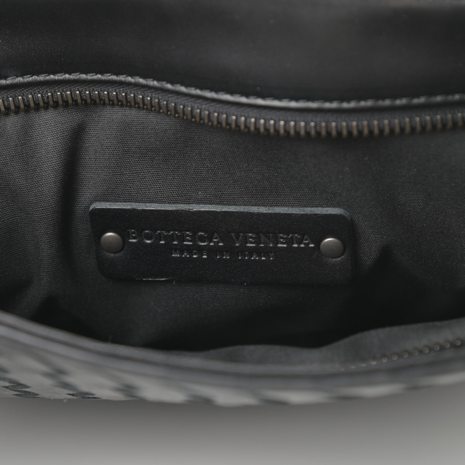 Bottega Veneta Nappa Intrecciato VN Crossbody Messenger Bag Black 6 of 10