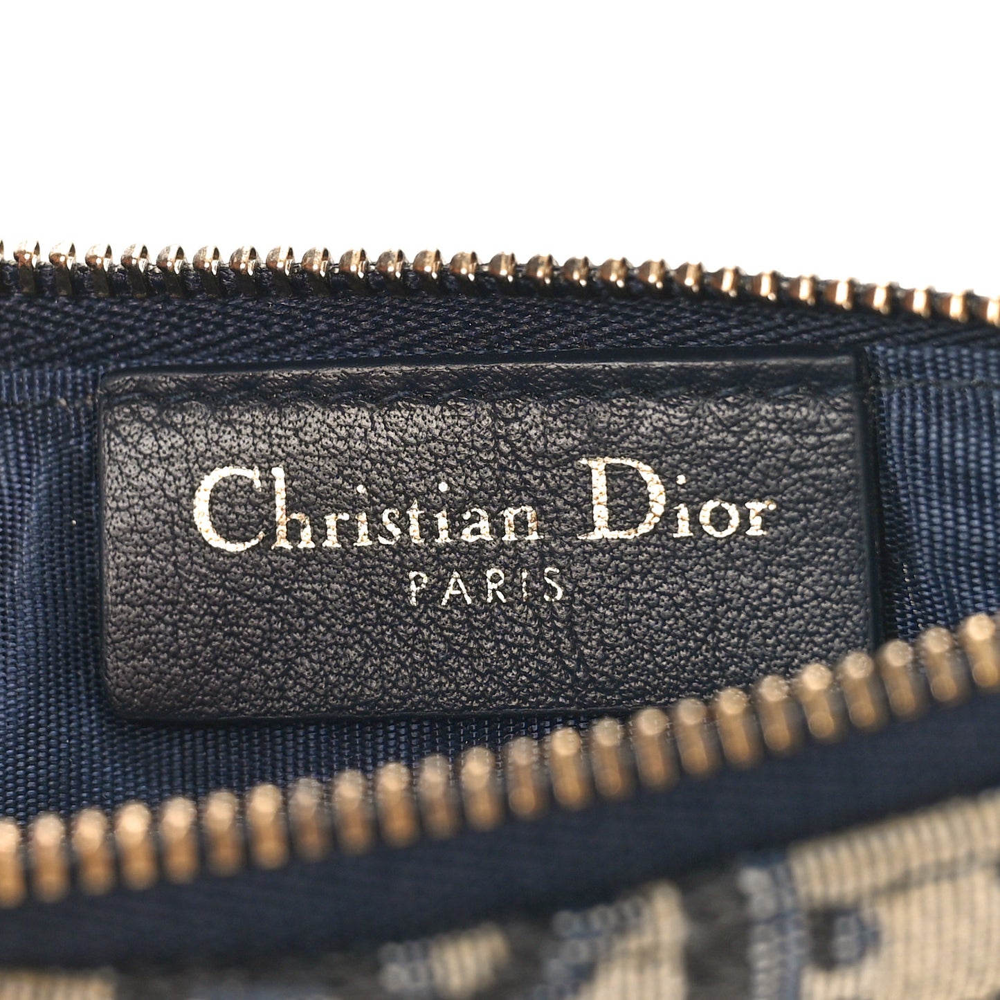 Oblique Dior Pouch Navy Blue