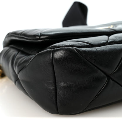 Prada Nappa Re-Nylon Triangle Quilted Patchwork System Flap Shoulder Bag Black 9 of 10
