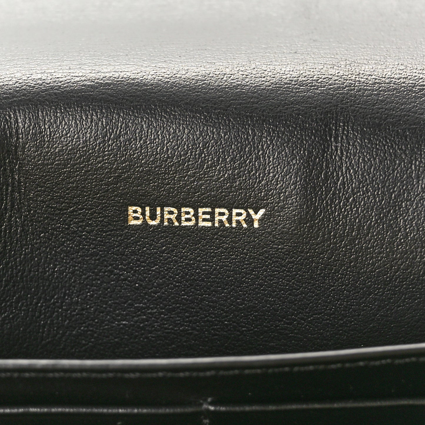 Grainy Calfskin Vintage Check Hampshire Crossbody Black
