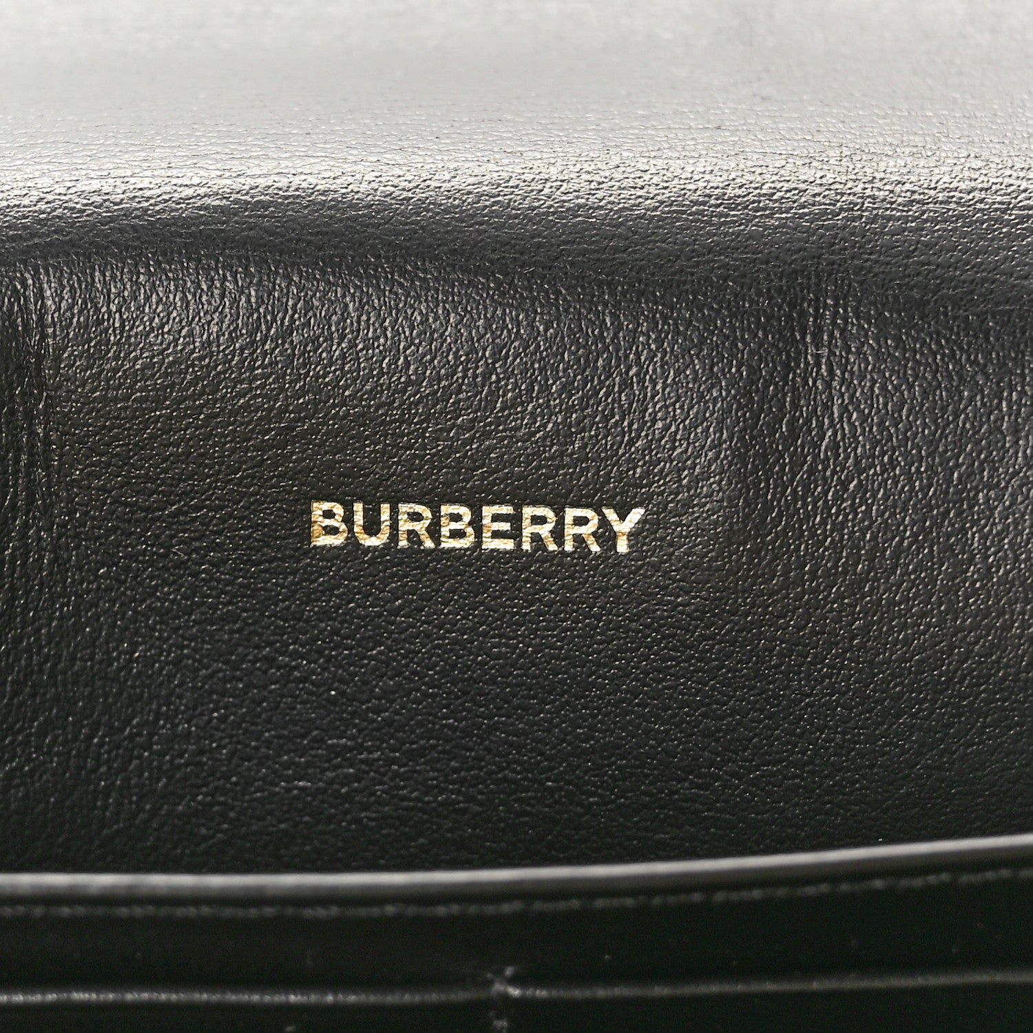 Burberry Grainy Calfskin Vintage Check Hampshire Crossbody Black 6 of 9