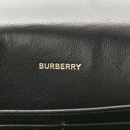 Burberry Grainy Calfskin Vintage Check Hampshire Crossbody Black 6 of 9