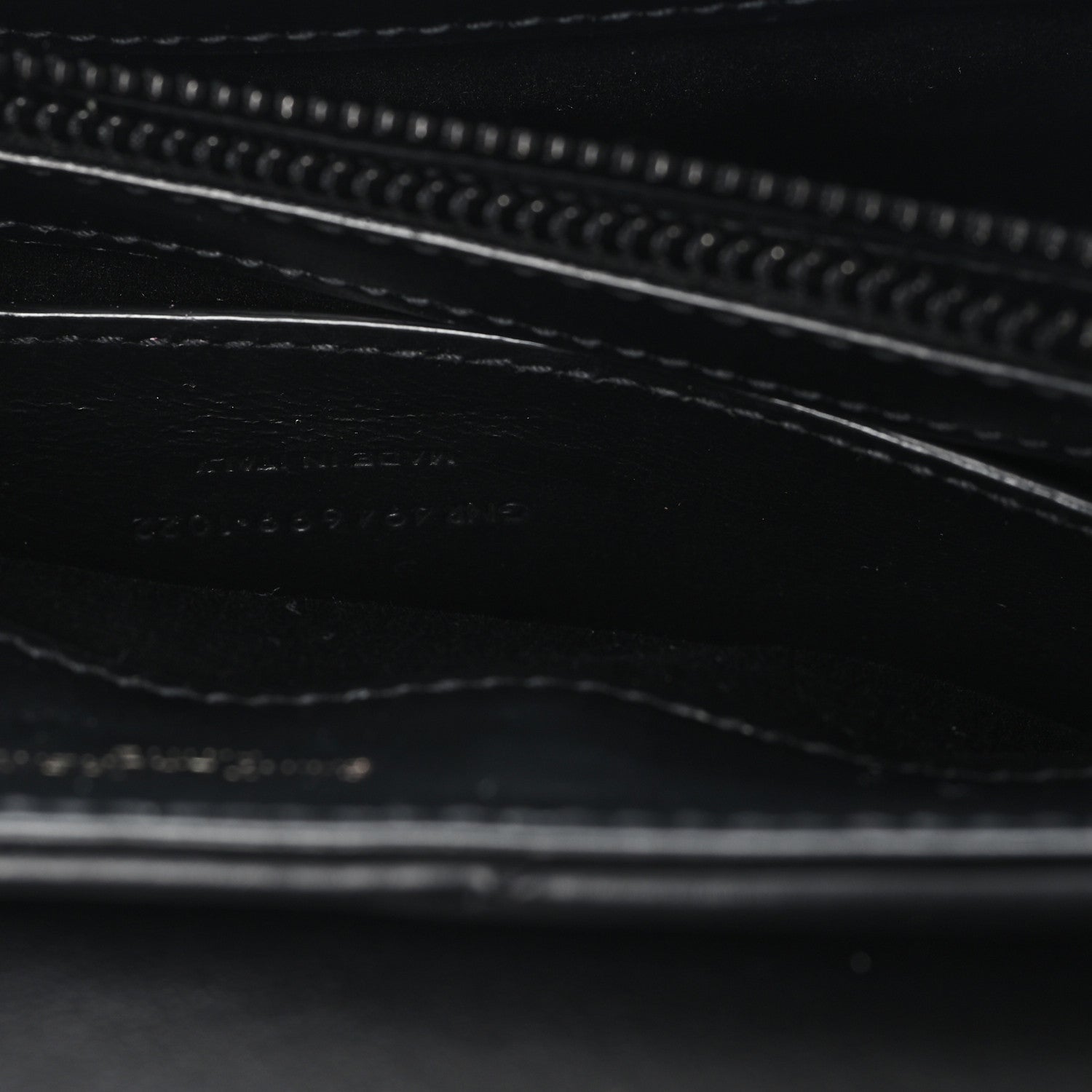 Saint Laurent Calfskin Y Quilted Monogram Monochrome Small Loulou Chain Satchel Black 7 of 12