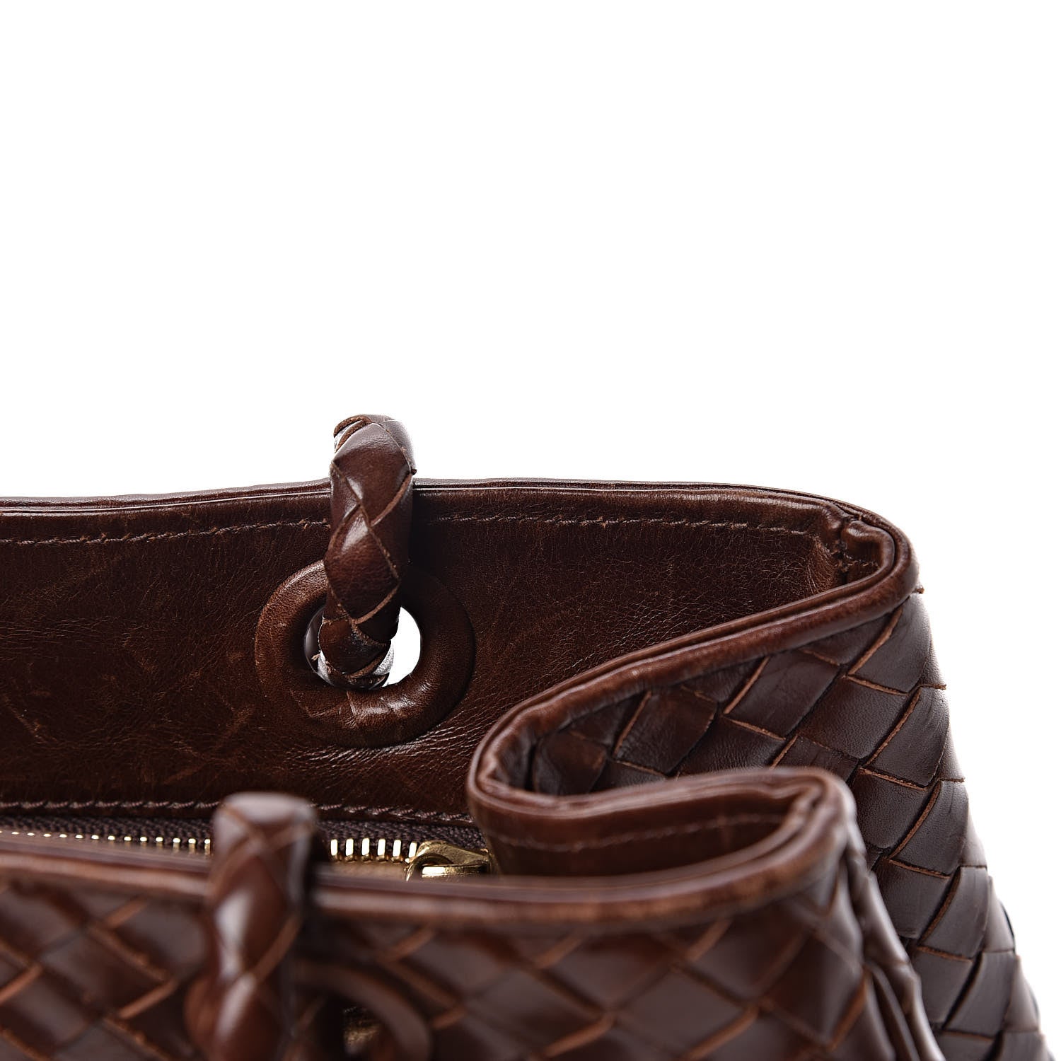 Bottega Veneta Nappa Intrecciato Woven Tote Ebano 16 of 24