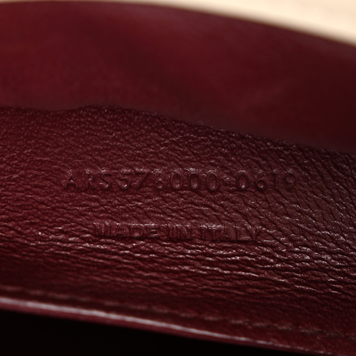Smooth Calfskin Medium Classic Monogram Cassandra Top Handle Crema Soft Rouge Legion