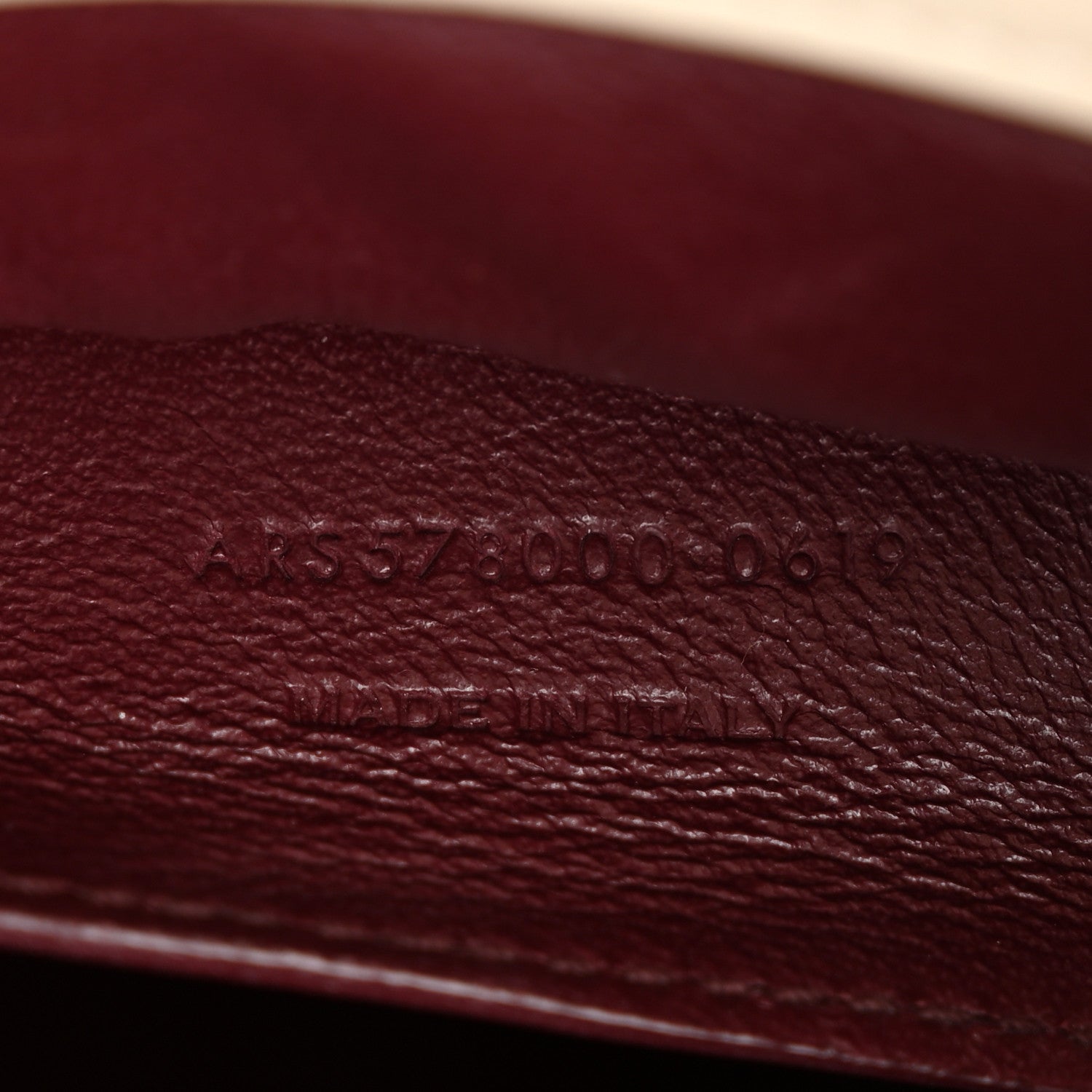Saint Laurent Smooth Calfskin Medium Classic Monogram Cassandra Top Handle Crema Soft Rouge Legion 7 of 15