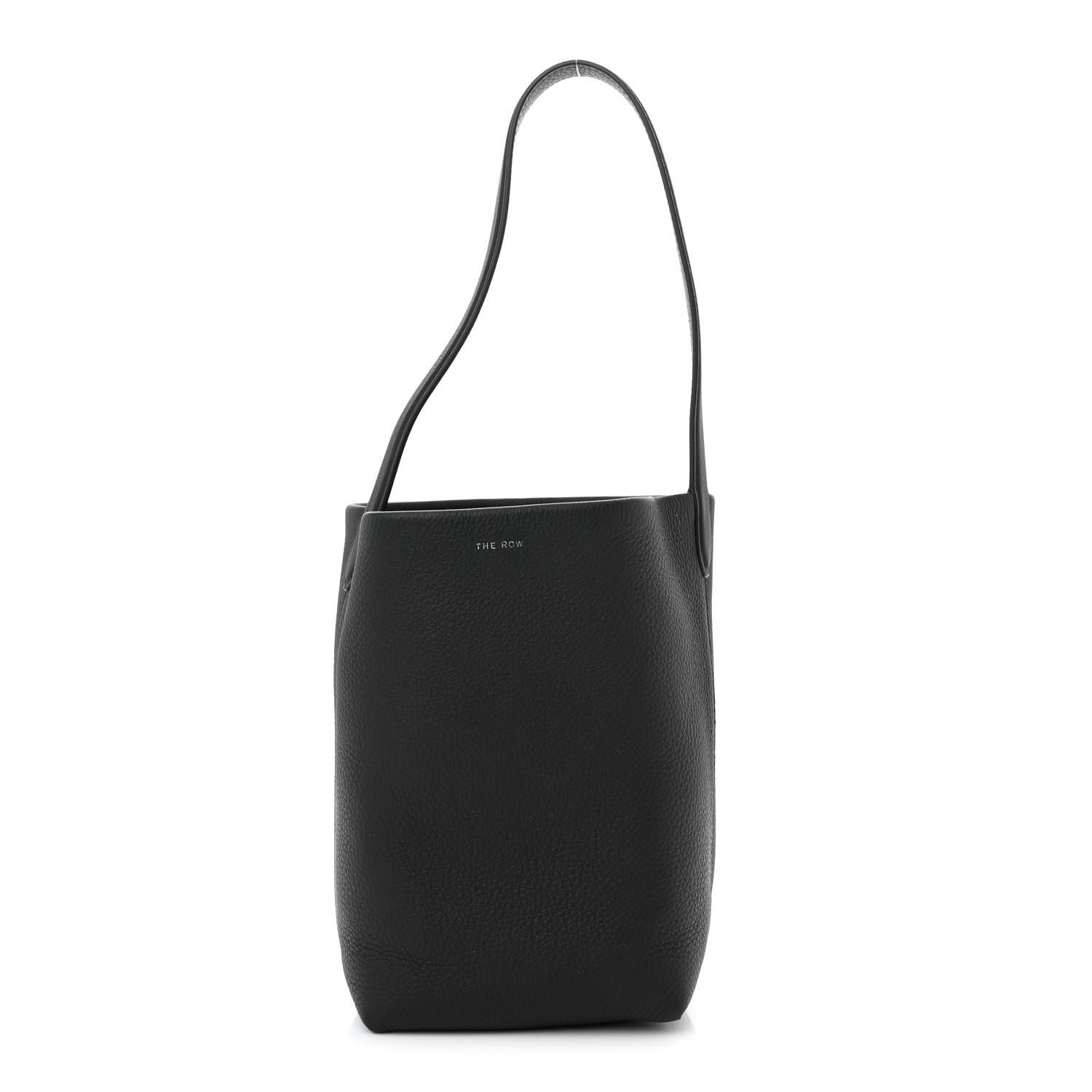 The Row Grained Calfskin Small N/S Park Tote Black 1 of 9