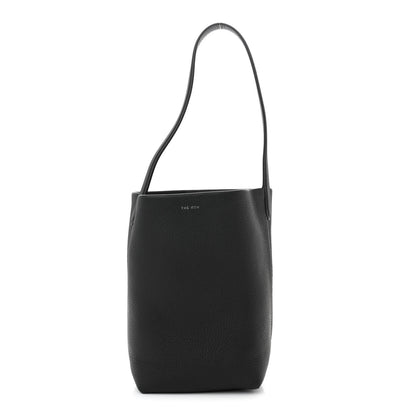 The Row Grained Calfskin Small N/S Park Tote Black 1 of 9