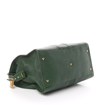 Saint Laurent Sheepskin Large Cabas ChYc Green 3 of 8
