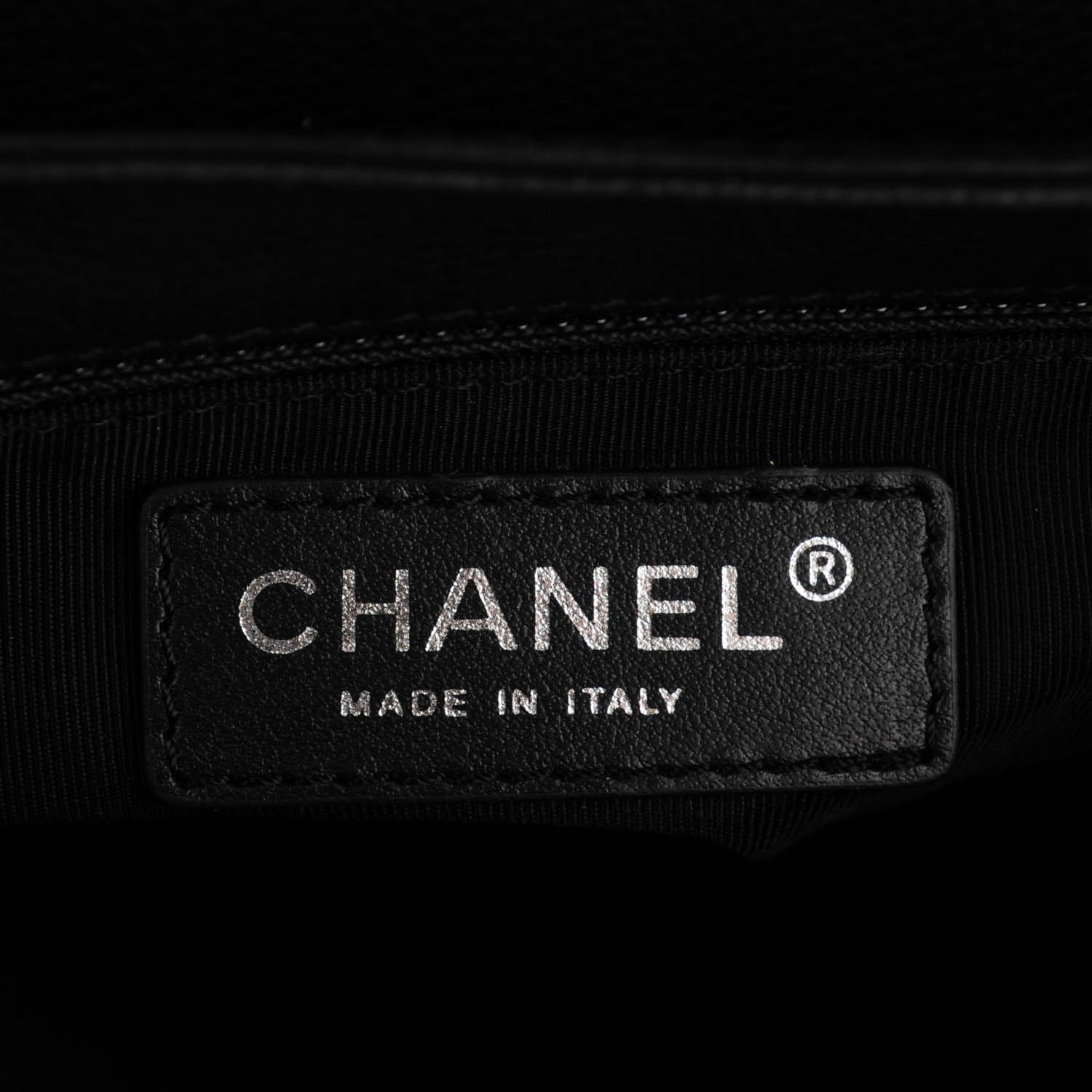 Chanel Caviar Quilted Small Rock In Rome Flap Black 7 of 8