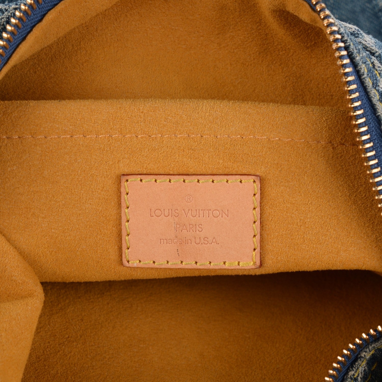 Louis Vuitton Denim Baggy GM Blue 5 of 7