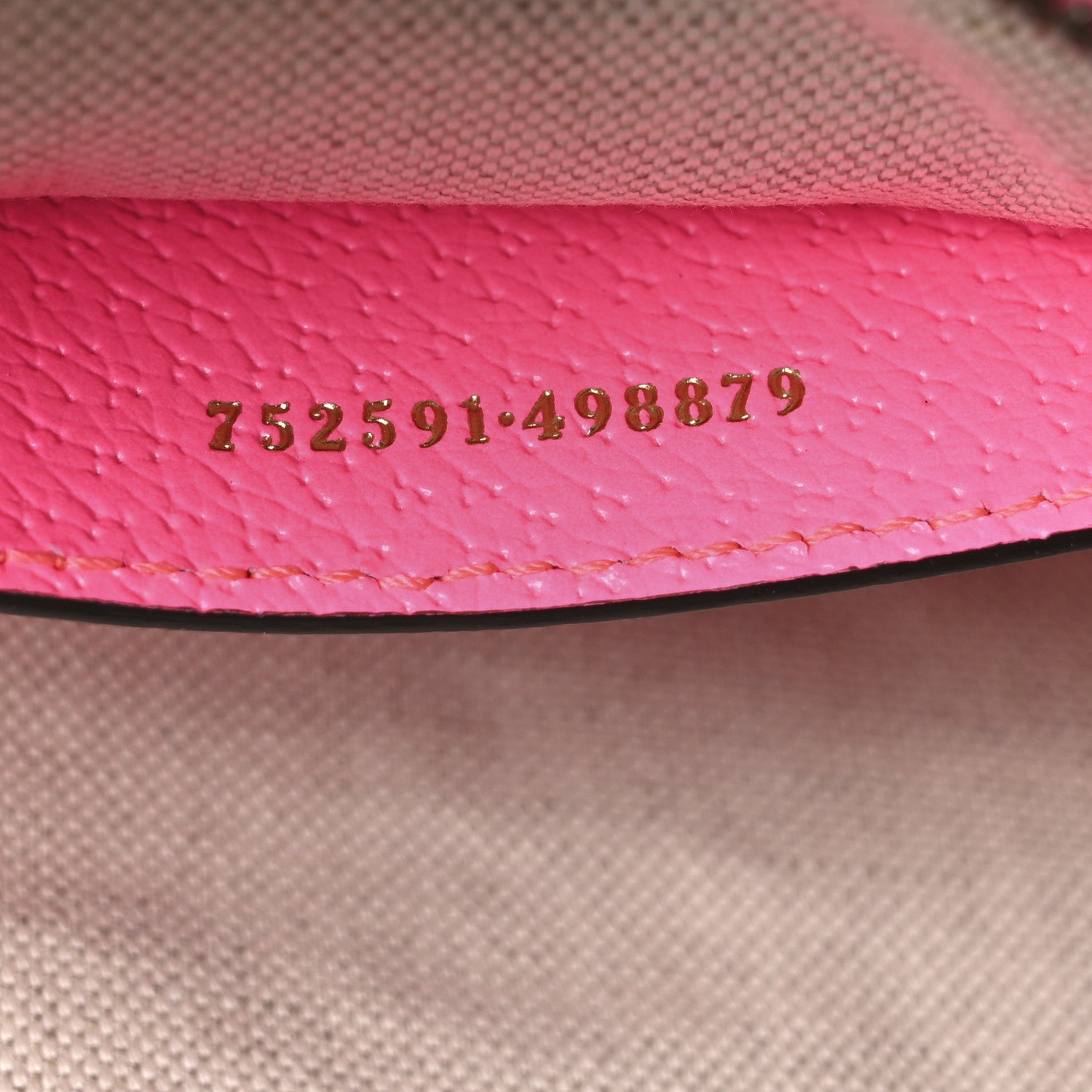 Gucci GG Supreme Monogram Textured Dollar Calfskin Web Ophidia Small Crossbody Bag Beige Ebony Fuchsia 7 of 10