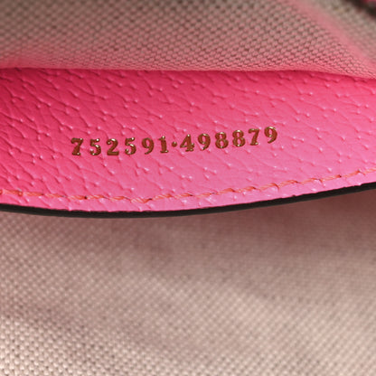 Gucci GG Supreme Monogram Textured Dollar Calfskin Web Ophidia Small Crossbody Bag Beige Ebony Fuchsia 7 of 10