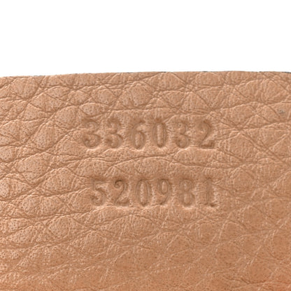 Gucci Calfskin Small Bamboo Shopper Tote Camelia 8 of 18