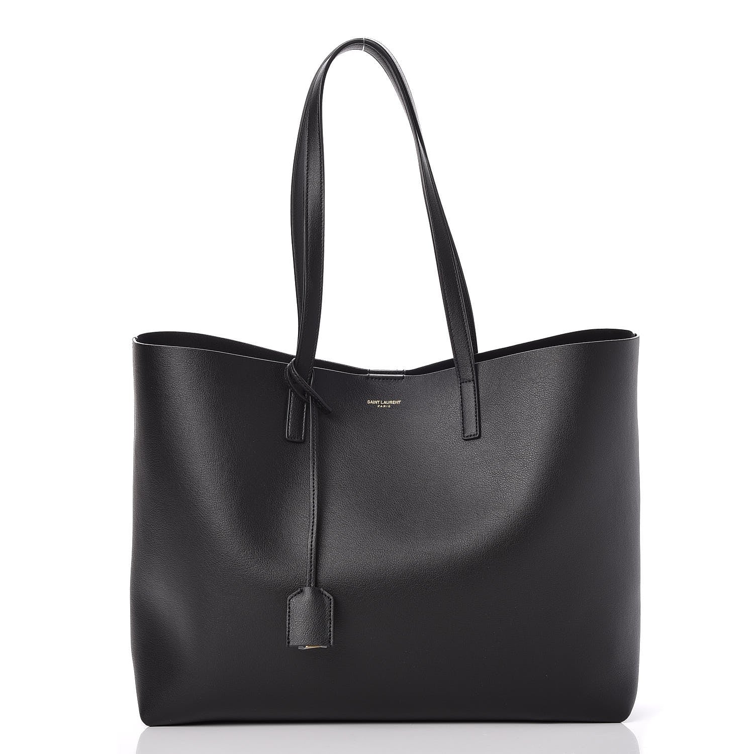 Saint Laurent Calfskin Large Shopping Tote Black 1 of 8