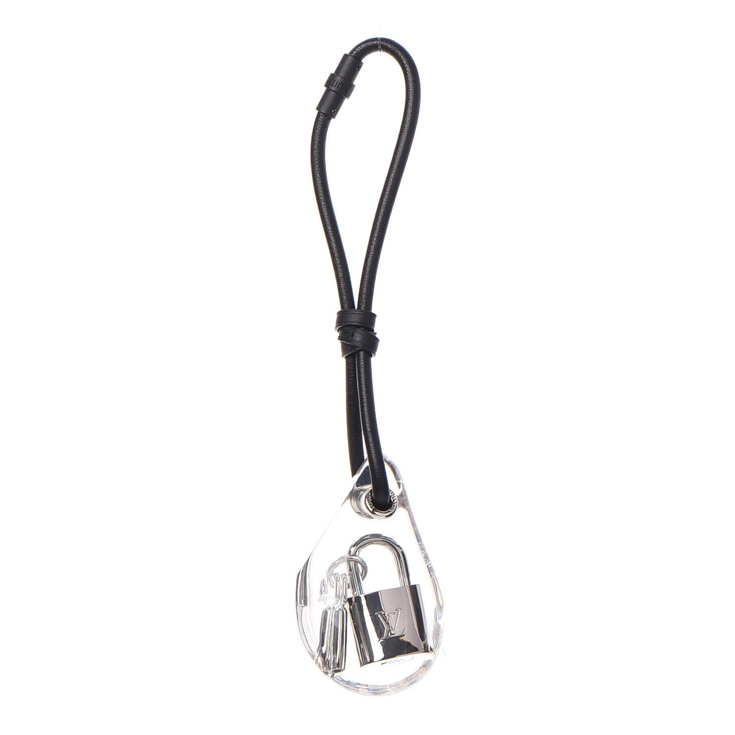Palladium Resin Heroic Lock Bag Charm Key Holder