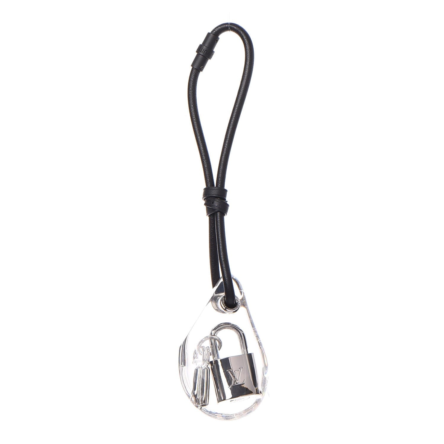 Louis Vuitton Palladium Resin Heroic Lock Bag Charm Key Holder 1 of 7