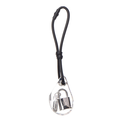 Louis Vuitton Palladium Resin Heroic Lock Bag Charm Key Holder 1 of 7