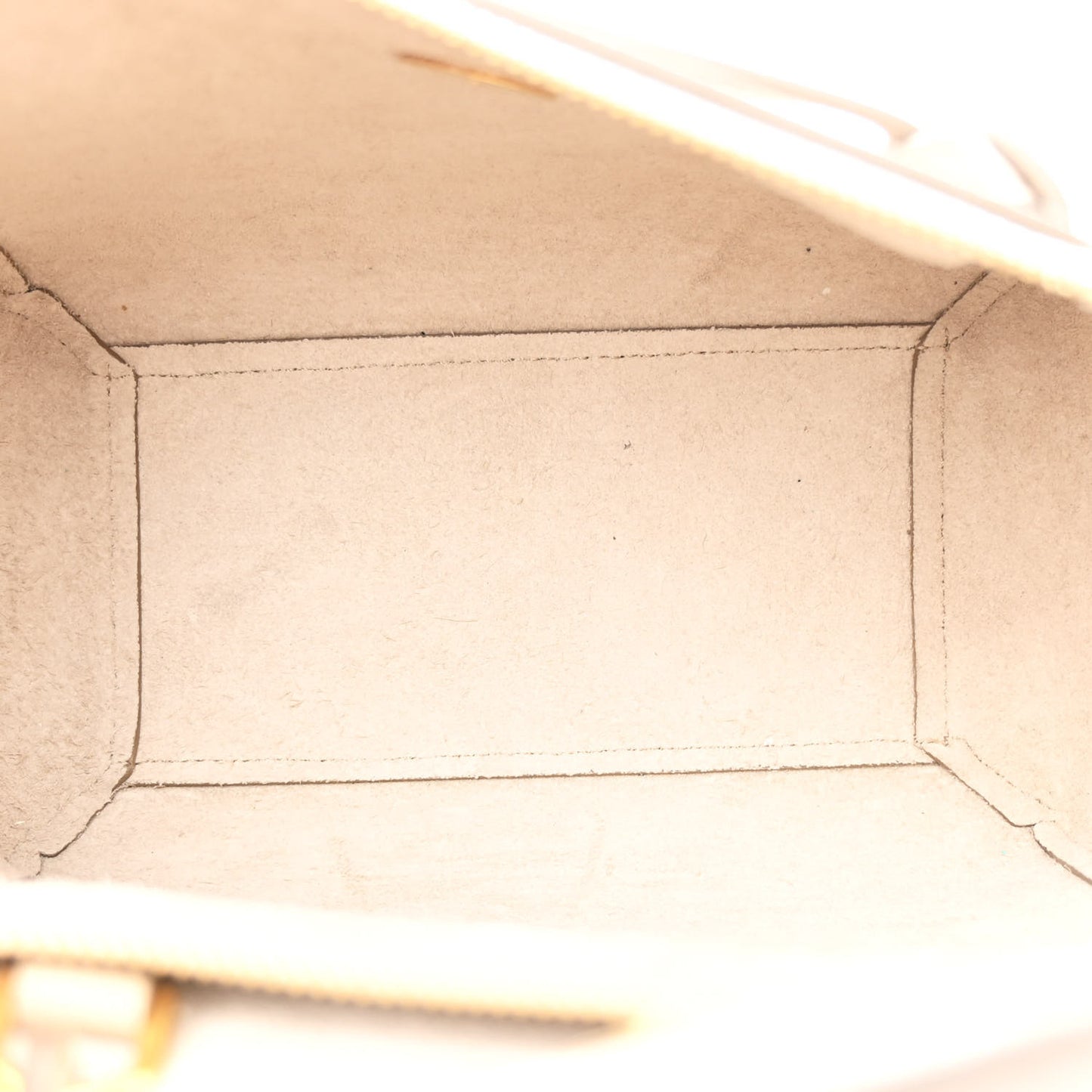 Grained Calfskin Nano Belt Bag Light Taupe