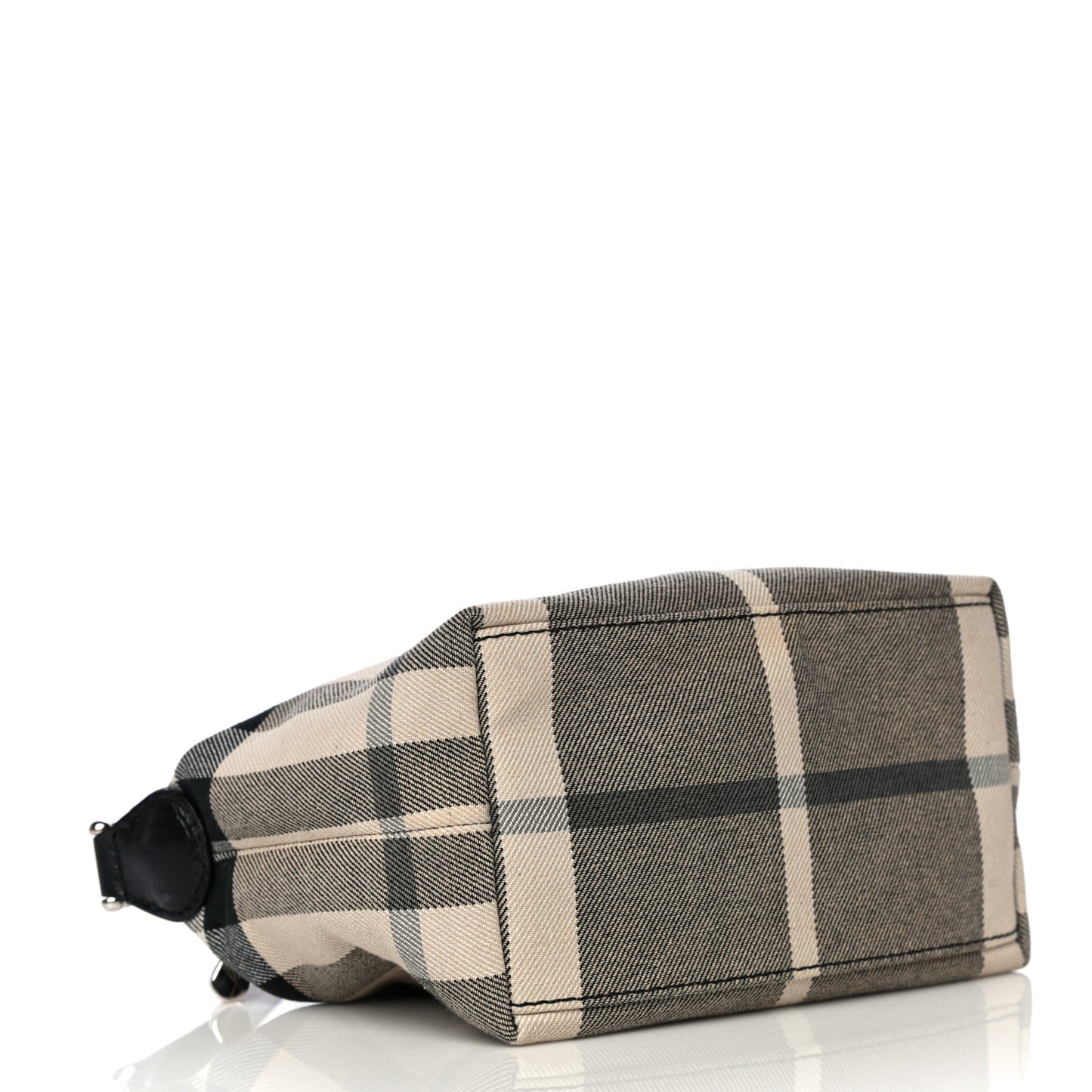 Canvas Mega Check Pochette Grey Black