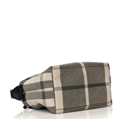Burberry Canvas Mega Check Pochette Grey Black 7 of 12